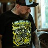 Motorrad-T-Shirt BARE KNUCKLE Fuel Sucker Club; Boxing & Bike & Tattoo