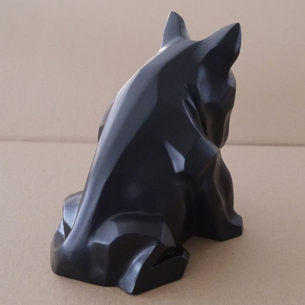 Rzeźba Bull Terrier Czarny