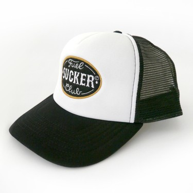 Czapka z daszkiem Fuel Sucker Club SOUTHERN MOTEL LOGO Trucker biało czarna