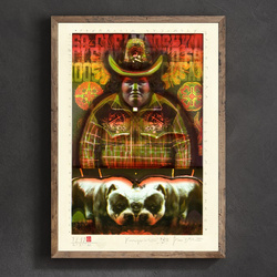 Art Print PSUBRACIA SYJAMSCY PASTORA CLEAMOOSHK'O Krzysztof Świętek