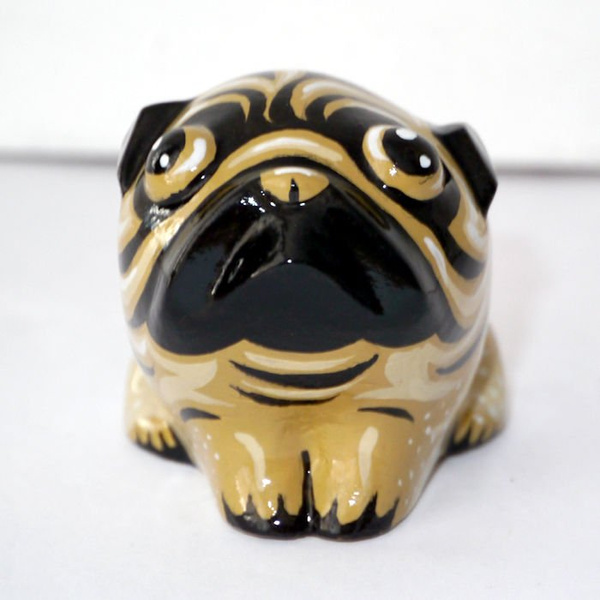 Sculpture Pug Mops Carlin Sweetness