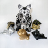 Sculpture French Bulldog Black Yoga