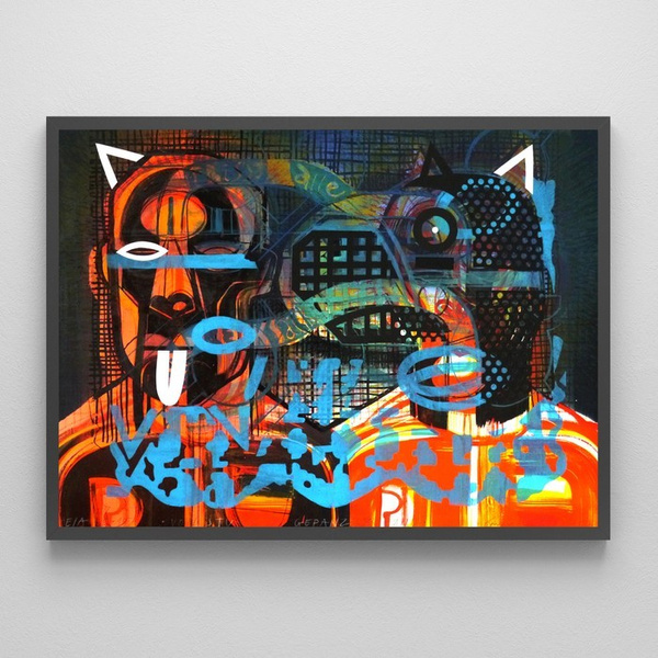 Art Print Von Stuck und Gepanzerter Hund Krzysztof Świętek