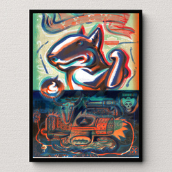 Art Print W USiA BYŁEŚ, GÓWNO WIDZIAŁEŚ! Krzysztof Świętek