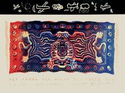 Litografia barwna TYSON AIRLINES, grafika artystyczna, Krzysztof Świętek