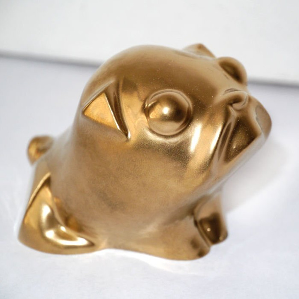 Sculpture Pug Mops Carlin My Golden Sweetness