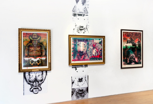 Litografia barwna PIES GO XXXXX grafika artystyczna, Krzysztof Świętek